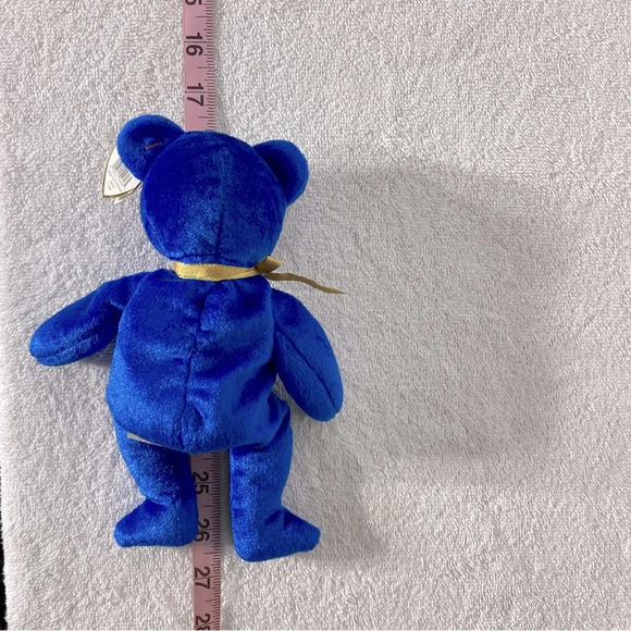 Vintage Ty Beanie Baby Blue Unity Bear Bear - Picture 13 of 13